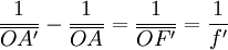 Relation de conjugaison