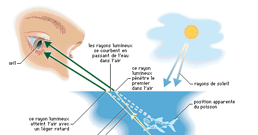 Refraccion Rasante Réfraction et réflexion totale. - Educonline